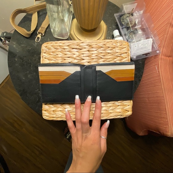 SALVATORE FERRAGAMO Leather Mens Wallet NWT w/oBOX brown tricolour interior - Picture 7 of 14